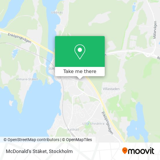 McDonald's Stäket map