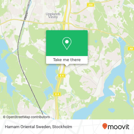 Hamam Oriental Sweden map