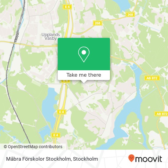 Måbra Förskolor Stockholm map