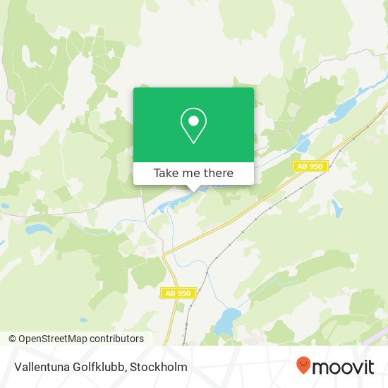 Vallentuna Golfklubb map