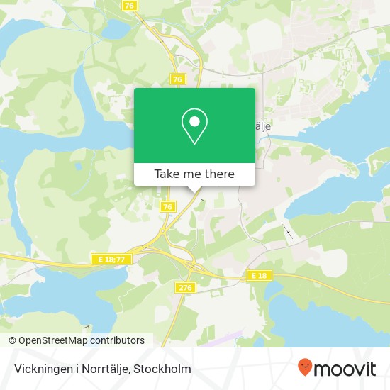 Vickningen i Norrtälje map