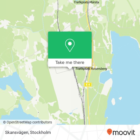 Skansvägen map