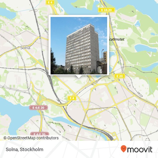 Solna map