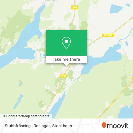 Stubbfräsning i Roslagen map