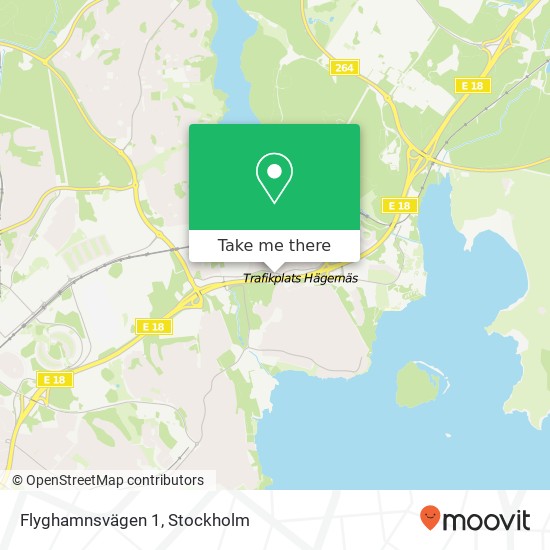 Flyghamnsvägen 1 map