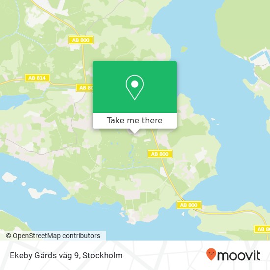 Ekeby Gårds väg 9 map