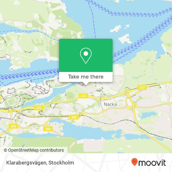 Klarabergsvägen map