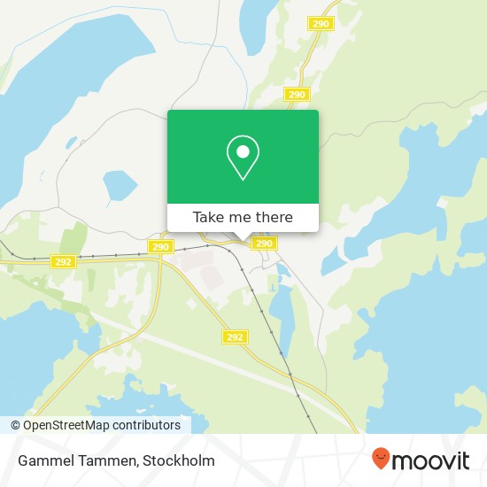 Gammel Tammen map