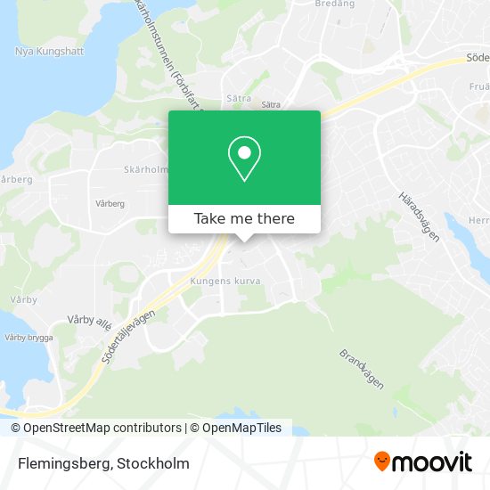 Flemingsberg map