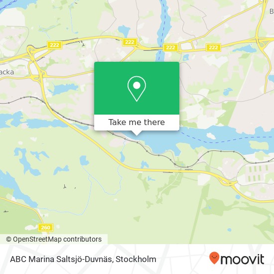 ABC Marina Saltsjö-Duvnäs map