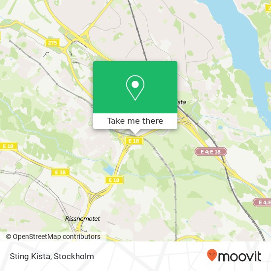 Sting Kista map