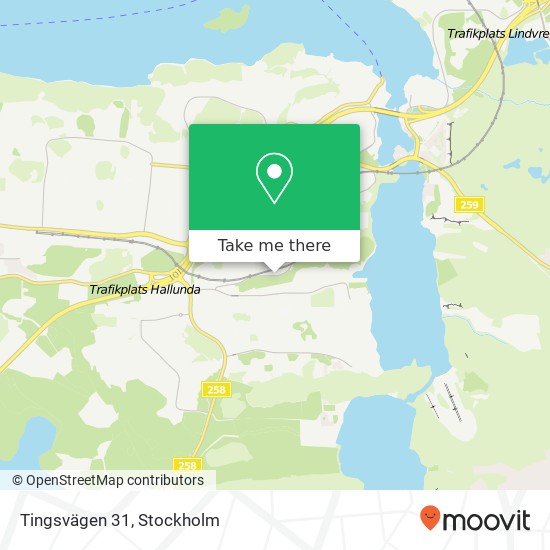 Tingsvägen 31 map