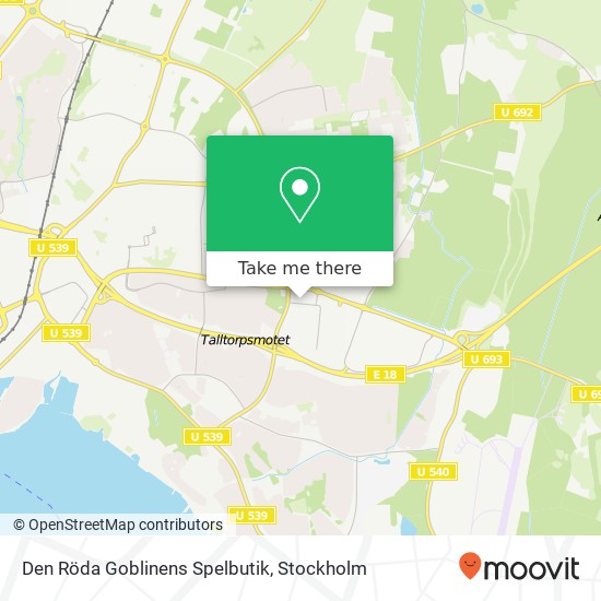 Den Röda Goblinens Spelbutik map