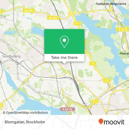 Blomgatan map