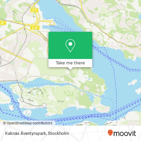 Kaknäs Äventyrspark map