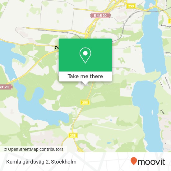 Kumla gårdsväg 2 map