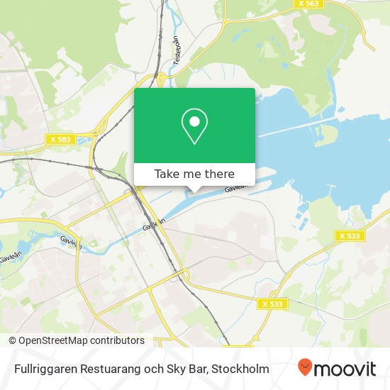 Fullriggaren Restuarang och Sky Bar map