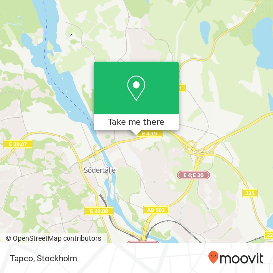 Tapco map