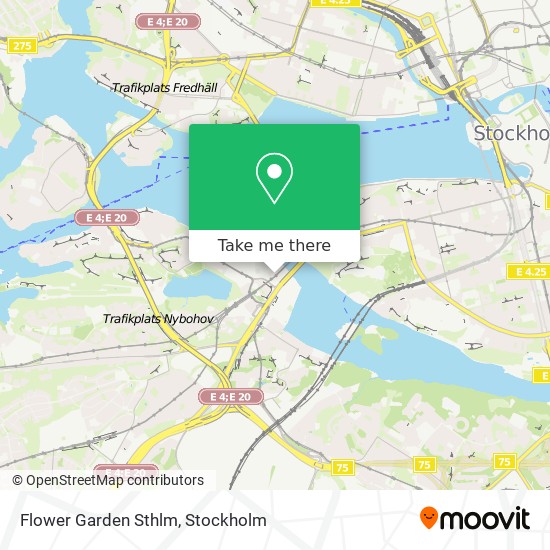 Flower Garden Sthlm map