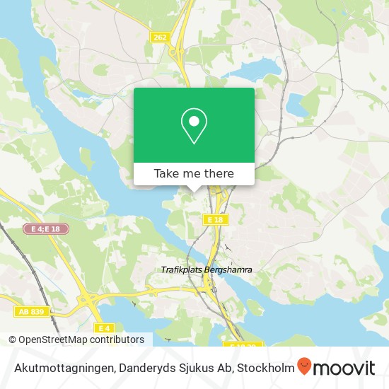 Akutmottagningen, Danderyds Sjukus Ab map