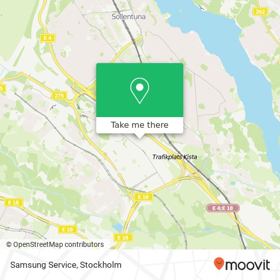 Samsung Service map