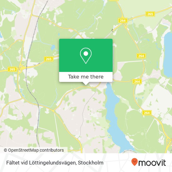 Fältet vid Löttingelundsvägen map