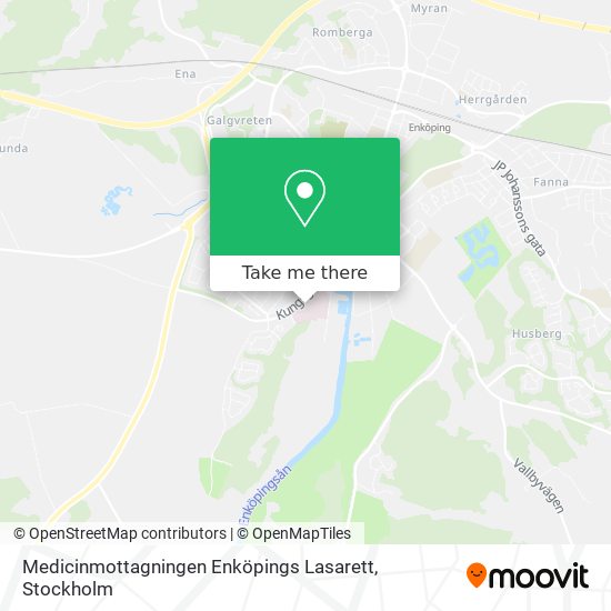 Medicinmottagningen Enköpings Lasarett map