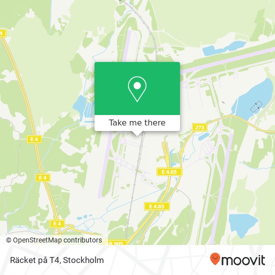 Räcket på T4 map