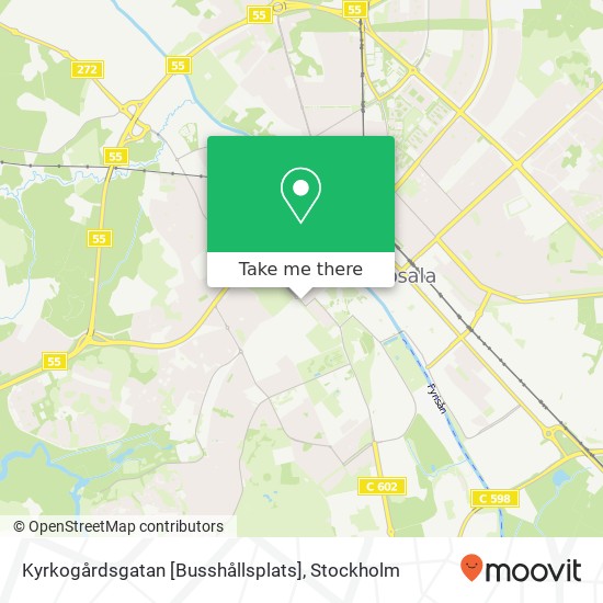 Kyrkogårdsgatan [Busshållsplats] map