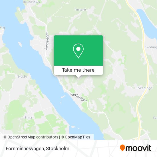 Fornminnesvägen map