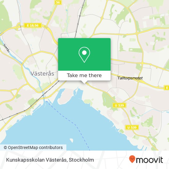 Kunskapsskolan Västerås map