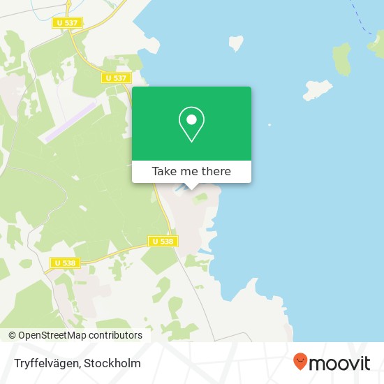 Tryffelvägen map