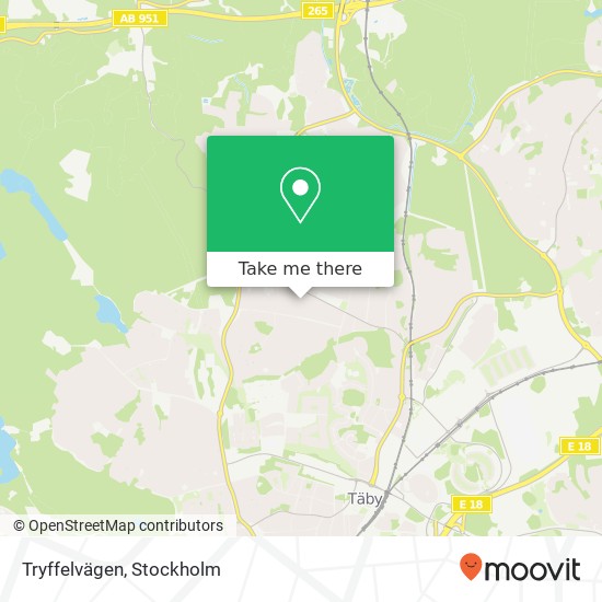 Tryffelvägen map