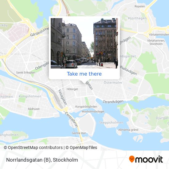 Norrlandsgatan (B) map