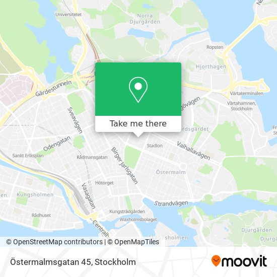 Östermalmsgatan 45 map