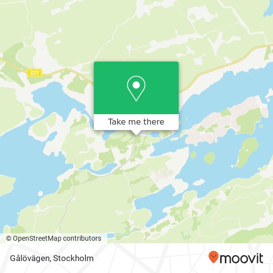 Gålövägen map