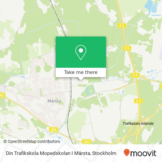 Din Trafikskola Mopedskolan I Märsta map