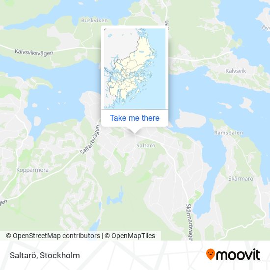 Saltarö map