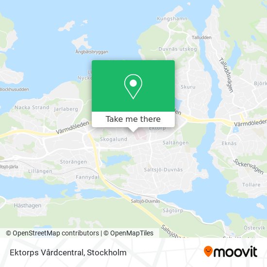 Ektorps Vårdcentral map