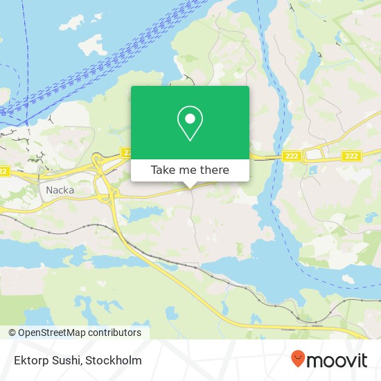 Ektorp Sushi map