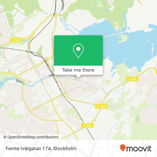 Femte tvärgatan 17A map