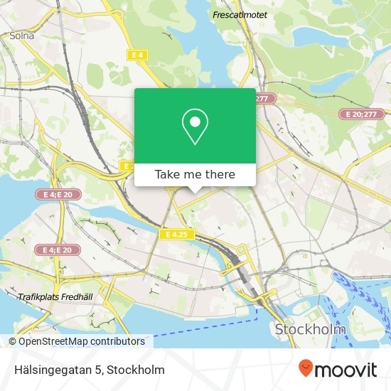 Hälsingegatan 5 map