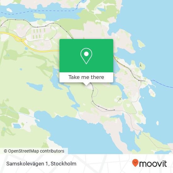 Samskolevägen 1 map