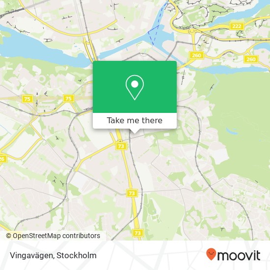 Vingavägen map