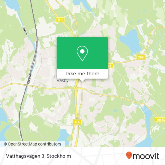 Vatthagsvägen 3 map