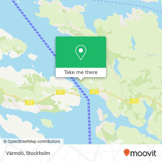 Värmdö map