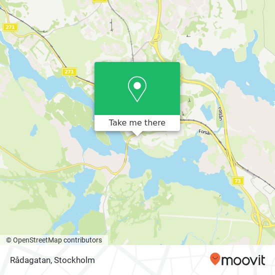 Rådagatan map