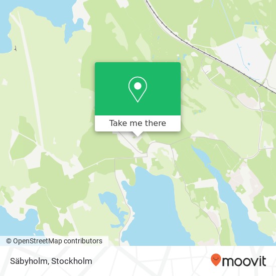 Säbyholm map