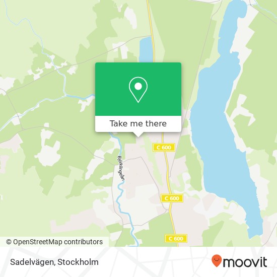 Sadelvägen map