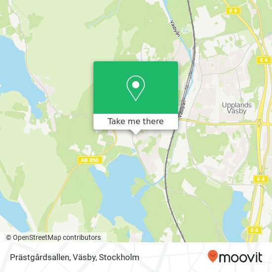 Prästgårdsallen, Väsby map